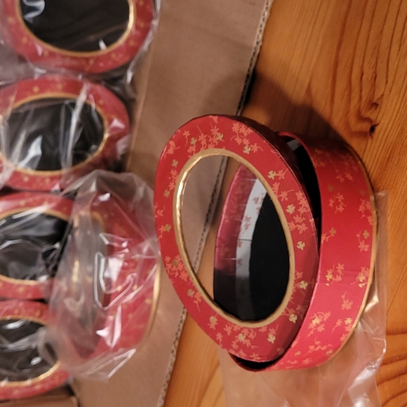 50 beautiful red oval boxes perfect size for large bar of soap - Picture 2 of 3